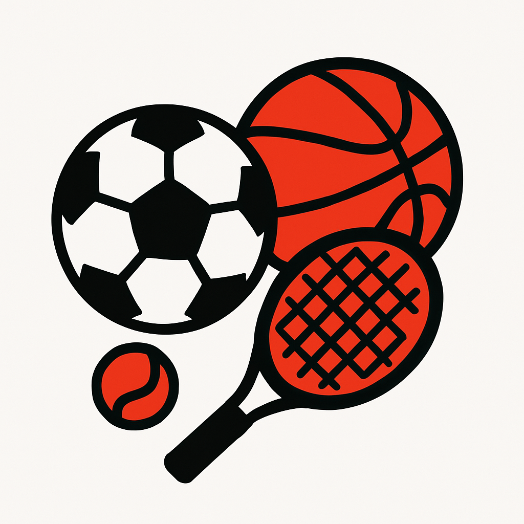 Ilustração de equipamentos esportivos