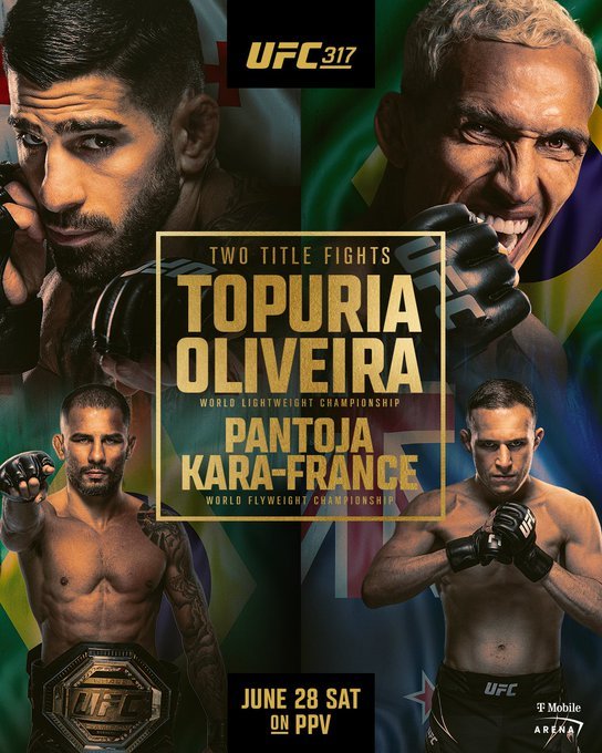 UFC 317 - Poster de Divulgação