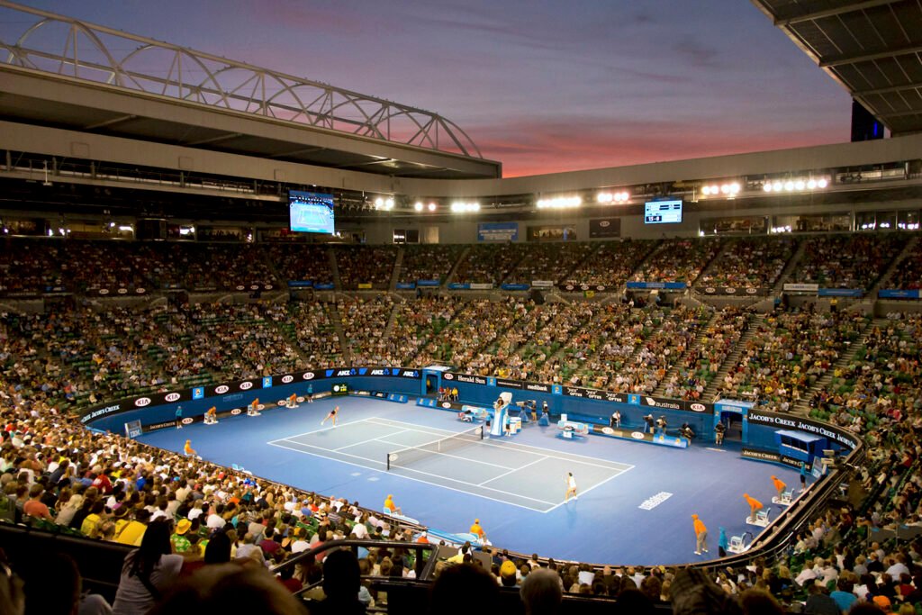 Arena onde é jogando o Australian Open