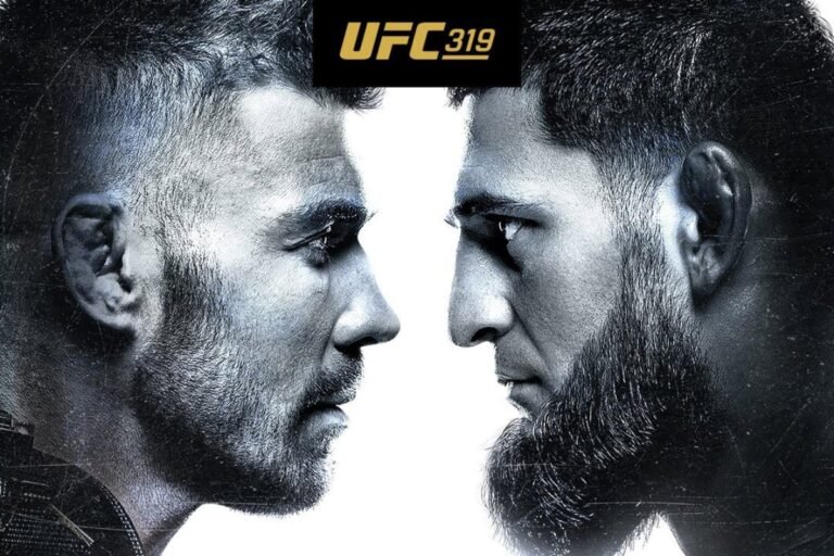 Poster oficial do UFC 319